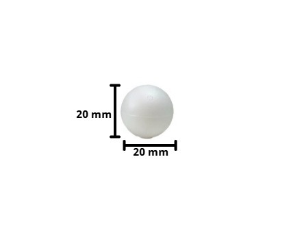 BOLA ISOPOR 020MM